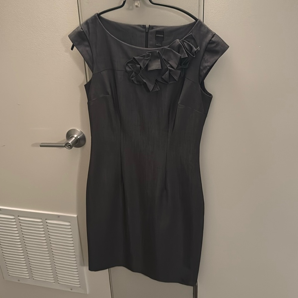 Timeless Sleek Bluish Gray Dress